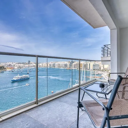 アパート Seaview Apartment, 49 Tigne Mansions 8