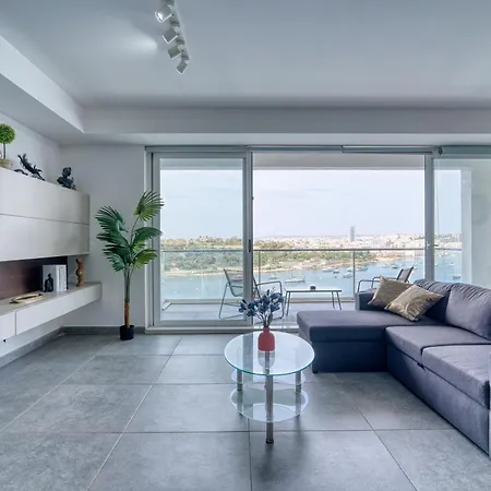アパート Seaview Apartment, 49 Tigne Mansions 8 スリーマ